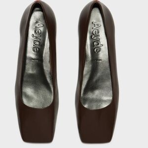 Aeyde Matti Square-Toe Flats